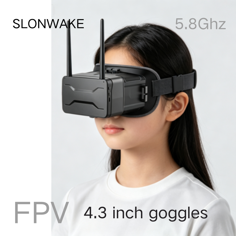 Drone Racing Goggles - Óculos FPV 5.8G 4.3 Polegadas 480*272
