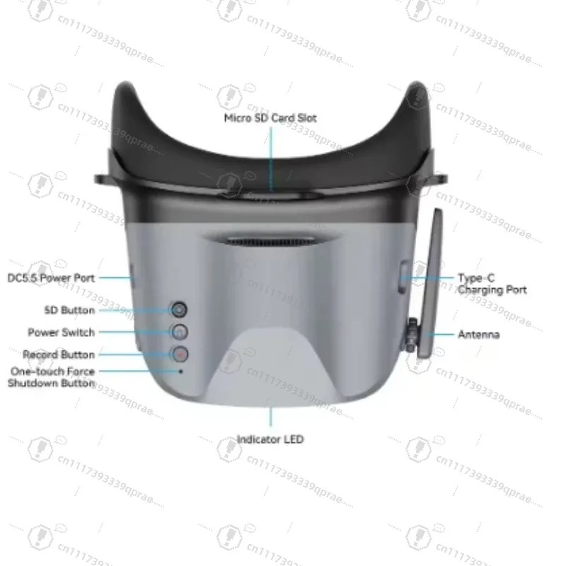 Drone Racing Goggles - Óculos FPV Analógicos BETAFPV VR04 com