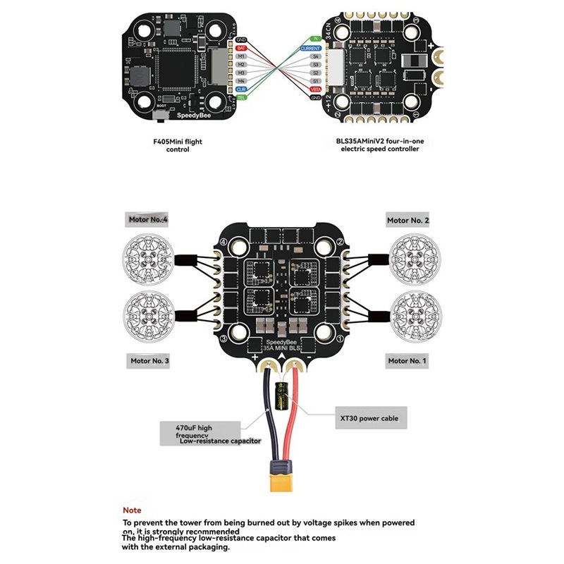 B92B para SpeedyBee F405 Mini  - Drone Racing Esc avaliação e preço