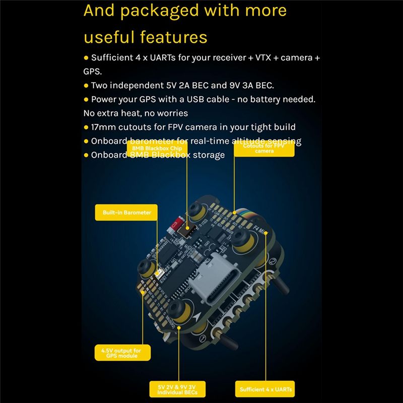 B92B para Speedybee F405 Mini  - Drone Racing Esc avaliação e preço