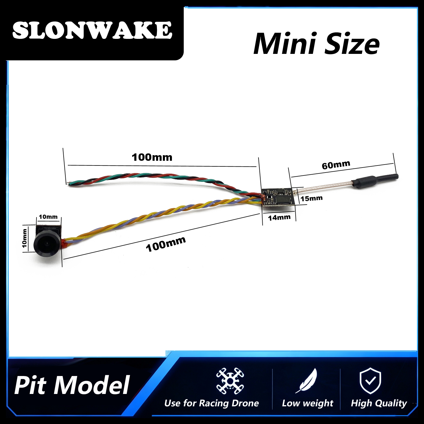 5.8G 48CH, Óculos FPV com Ante - Drone Racing Transmitter avaliação e preço