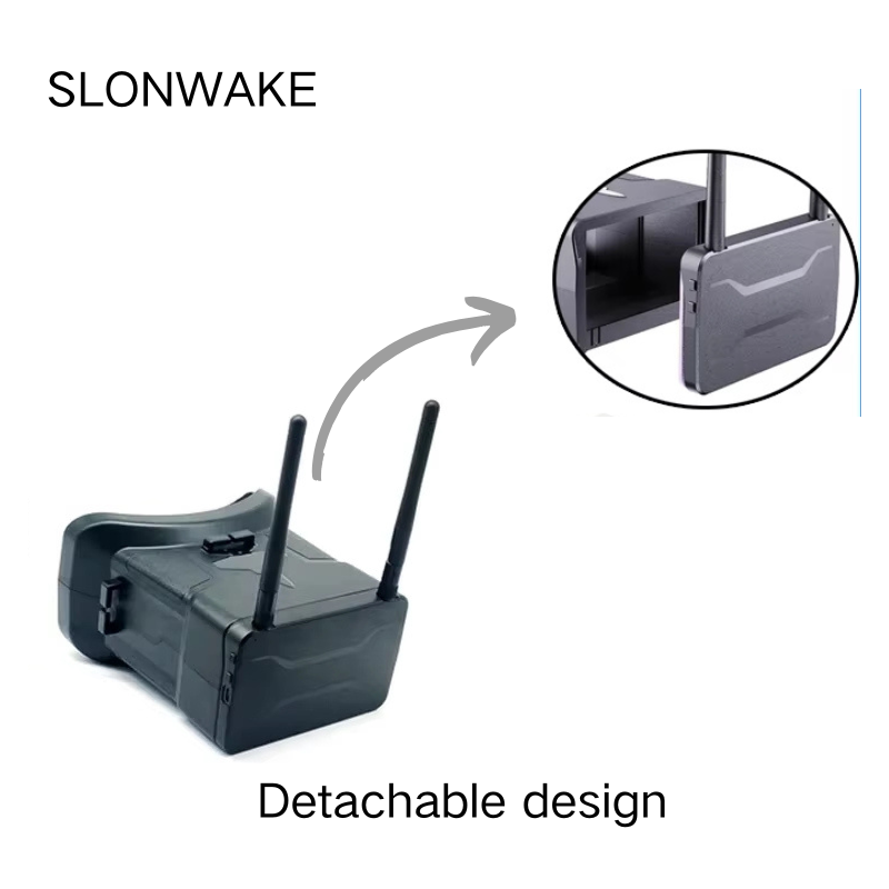 Óculos FPV 5.8G 4.3 Polegadas  - Drone Racing Goggles avaliação e preço